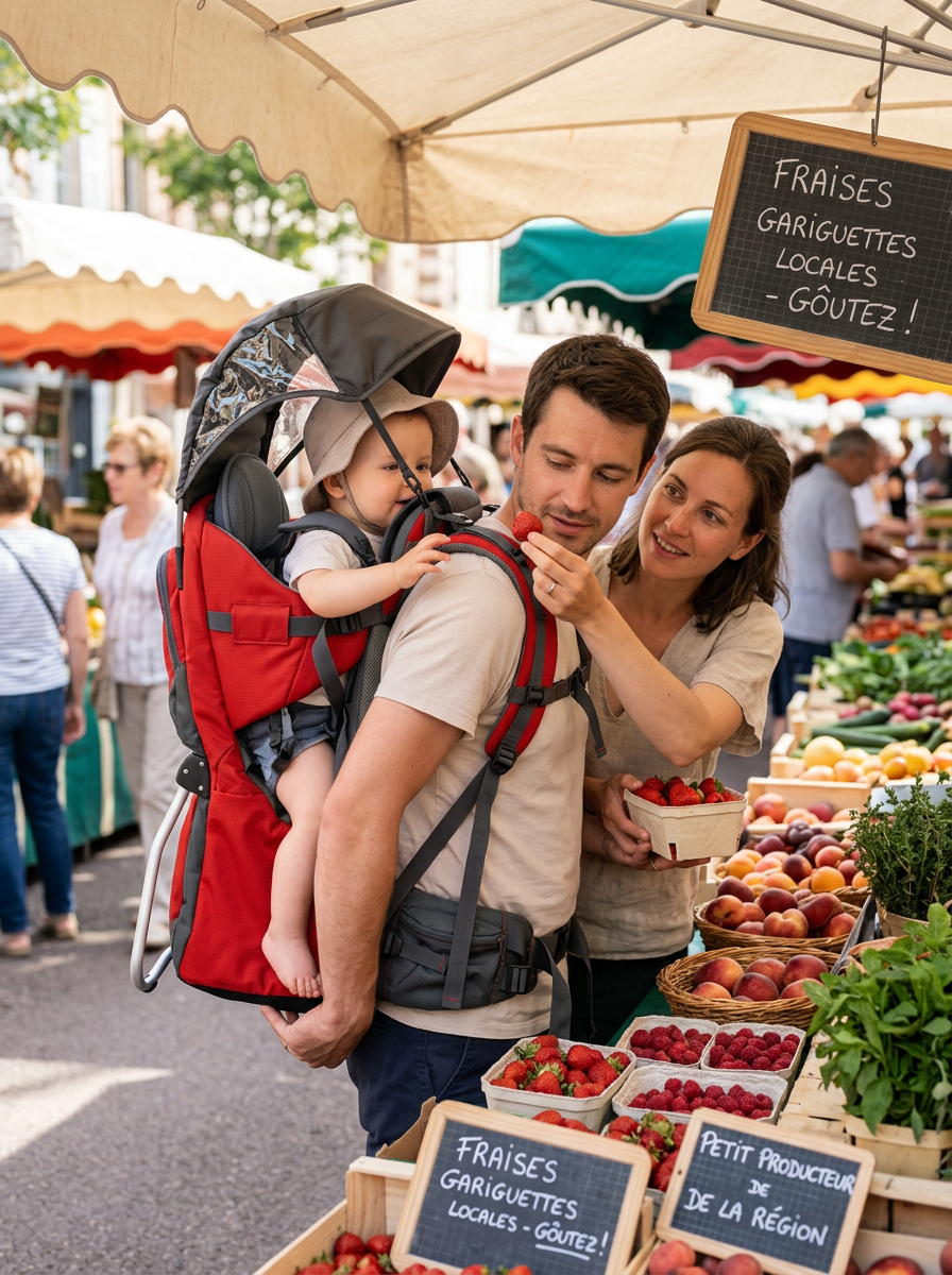 Porte-bébé randonnée ergonomique