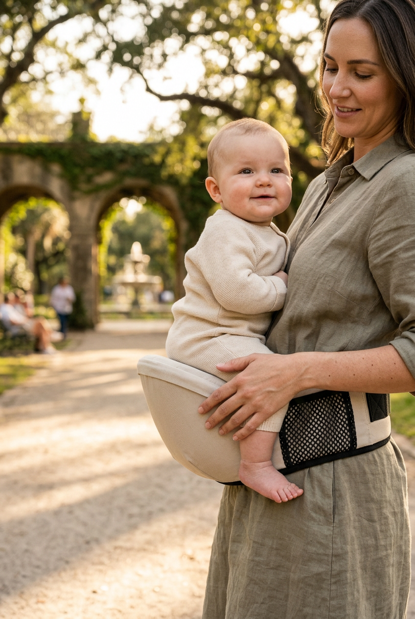 Porte-bébé hanche siège