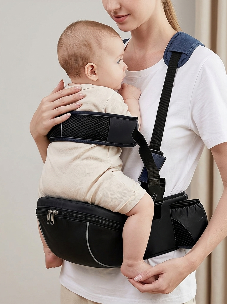 Porte-bébé hanche ergonomique
