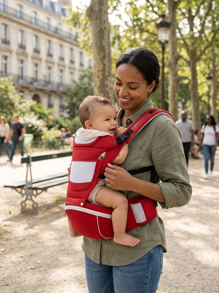 Porte-bébé ergonomique avec siège