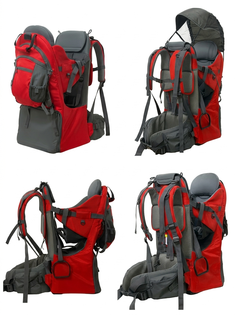 Porte-bébé randonnée ergonomique